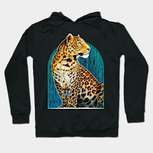 Watercolor jaguar without background Hoodie